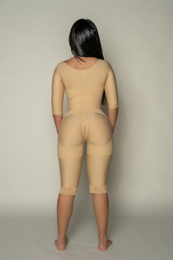 Arm Sculptor Bodysuit – Mid Sleeve Shaper - corsetno1