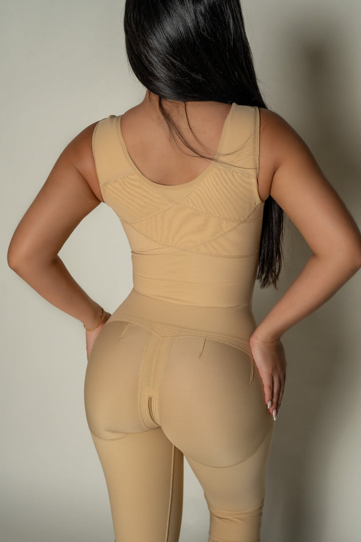 Hourglass Fit Shapewear – Sleeveless Bodysuit - corsetno1