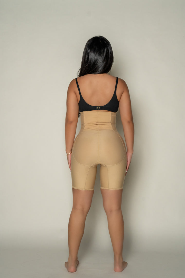 Ultra Snatch Waist Zipper Compression Shorts - corsetno1