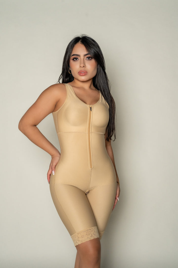 Zipper Sculpt Bodysuit – Curve Enhancing Shapewear - corsetno1