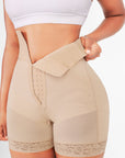 BONED SCULPT HIGH-WAIST SHORTS